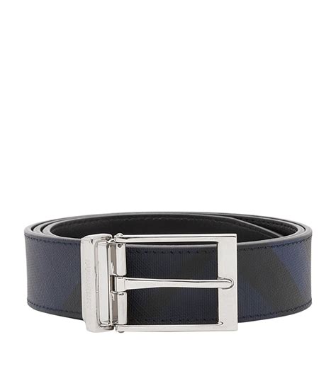 burberry reversible london leather belt|Burberry reversible check belt.